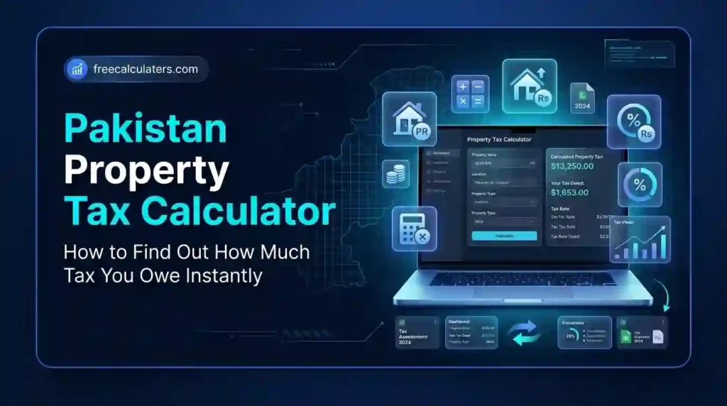 Pakistan Property Tax Calculator — How to Find Out How Much Tax You Owe