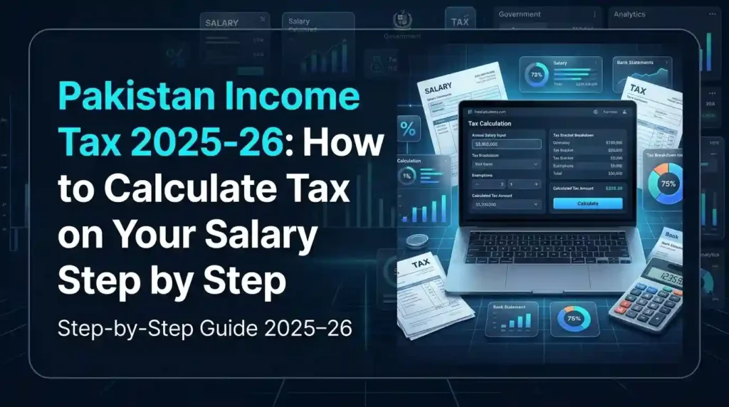 Pakistan Income Tax 2025-26: How to Calculate Tax on Your Salary Step by Step